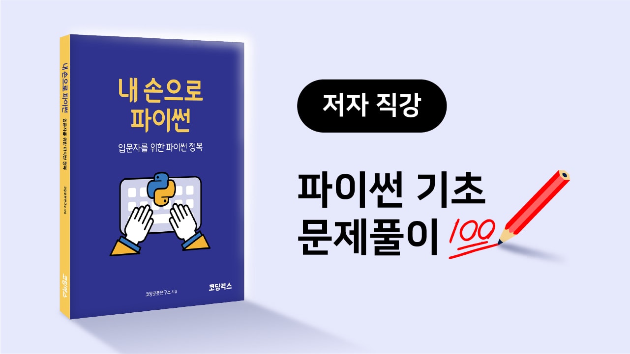 내손으로 파이썬 문제풀이 100제